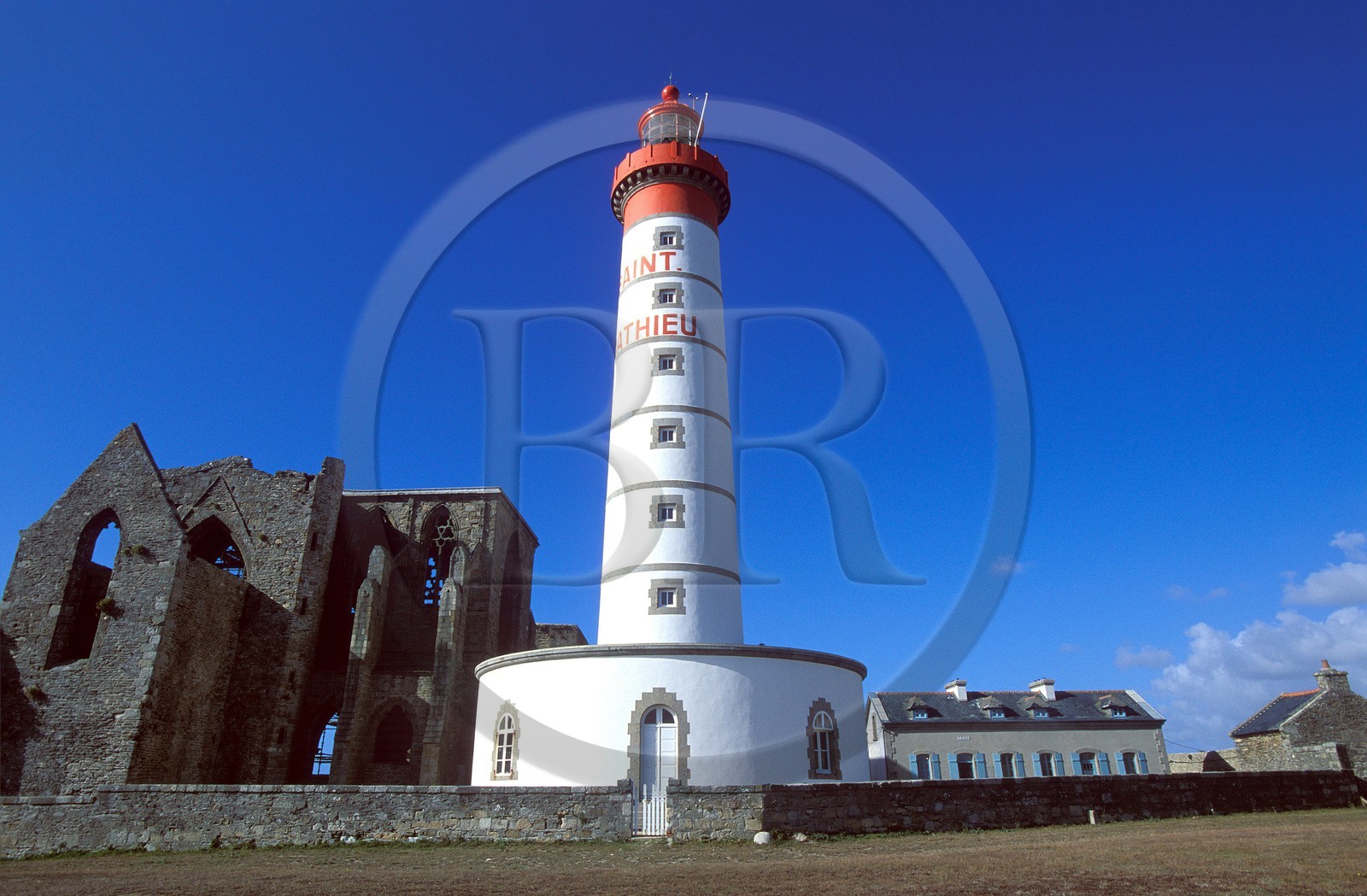 France, Finistère (29), le phare de la Pointe deSaint-Mathieu
