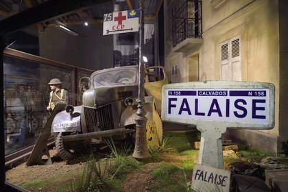 France, Calvados, Colleville sur Mer, Overlord Museum, Normandy 44, english collection inside the museum