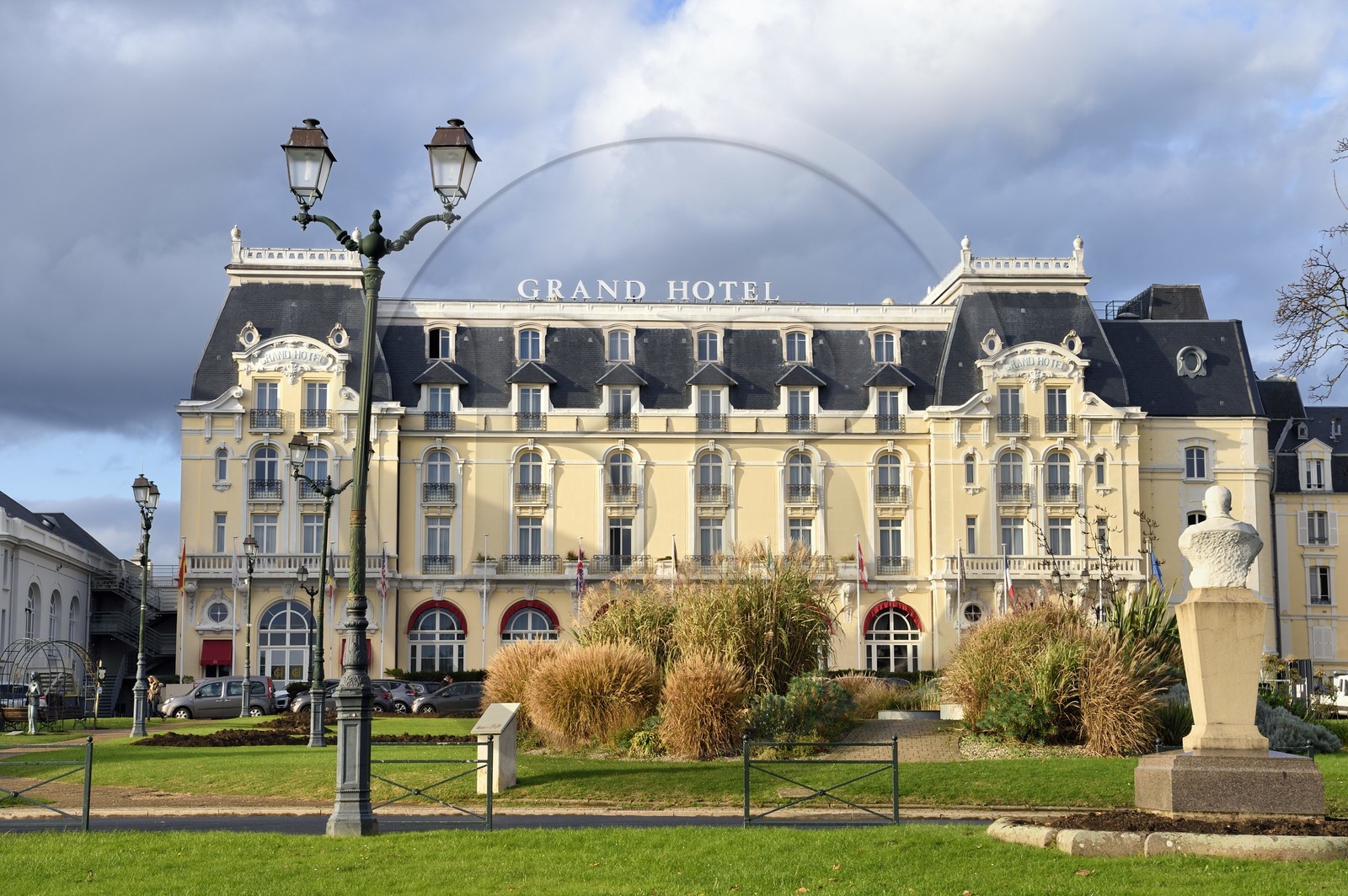 France, Calvados (14), Pays d'Auge, la côte Fleurie, Cabourg, le Grand Hotel, Marcel Proust y séjourna chaque été de 1907 à 1914