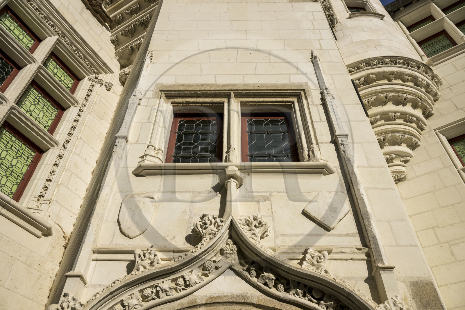 France, Loire-Atlantique (44), Nantes, quartier du Bouffay, manoir gothique de la Psallette (XVème siècle)