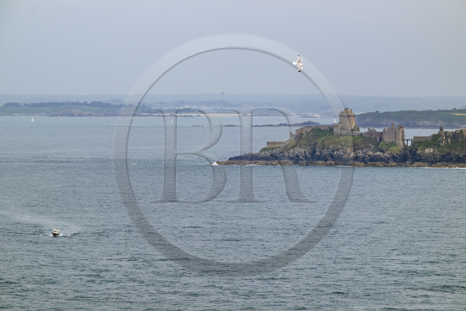 France, Côtes d'Armor (22), Grand Site de France Cap d'Erquy – Cap Fréhel, Plévenon, le Fort La Latte ou château de la Roche Goyon du XVème siècle