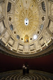 Spain, Andalusia, Seville, the cathedral, listed as World Heritage by UNESCO, Renaissance Dome of the Chapter Hall, first elliptical room built in Europe