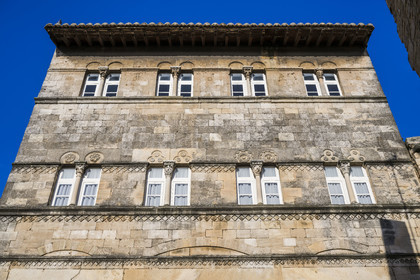 France, Gard, Saint Gilles du Gard, Romanesque house of Saint-Gilles built in the 12th and 13th centuries, possible birthplace of Pope Clement IV