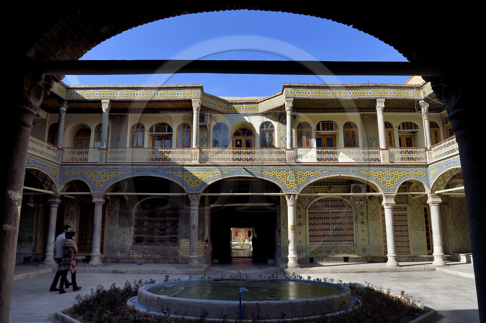 Iran, province d'Ispahan, Ispahan, Bazar-e Bozorg (Grand Bazar), immense bazar couvert qui remonte à près de 1300 ans