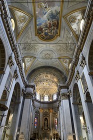 France, Haute-Corse (2B), l'église baroque Saint-Jean-Baptiste