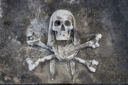 France, Cotes d'Armor, Paimpol, municipal cemetery, grave of the Corouge family, shipowners who became buccaneers during wartime, racing between 1792 and 1815