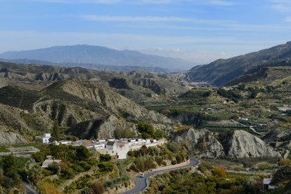 Spain, Andalusia, Almeria Province, Canjayar and the Rio Andarax valley