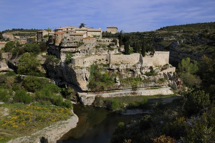 France, Herault, Pays Cathare, Minerve village, labelled Les Plus Beaux Villages de France (The Most Beautiful Villages of France) ..