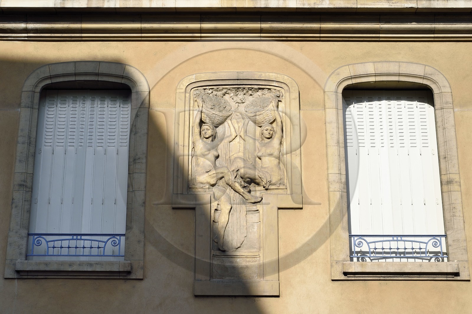 France, Meurthe-et-Moselle (54), Nancy, musée de l'Ecole de Nancy dans l'ancienne propriété d'Eugène Corbin, facade sur la rue