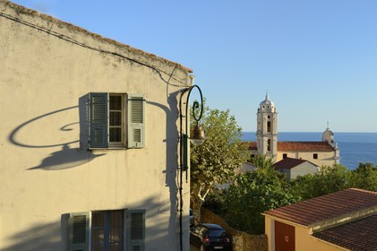 France, Corse-du-Sud (2A), Cargèse, l'église de l'Assomption dite latine édifiée au XIXe siècle