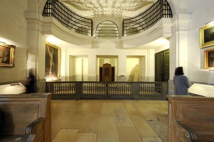 France, Paris (75), Ile de la Cité, la Conciergerie dans le Palais de Justice, les salles révolutionnaires, la chapelle dite des Girondins