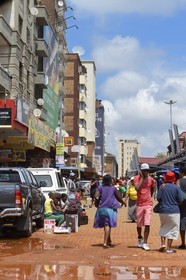 Afrique du Sud, province de Gauteng, Johannesburg, CBD (Central Business District), Noord street dans le quartier de la gare