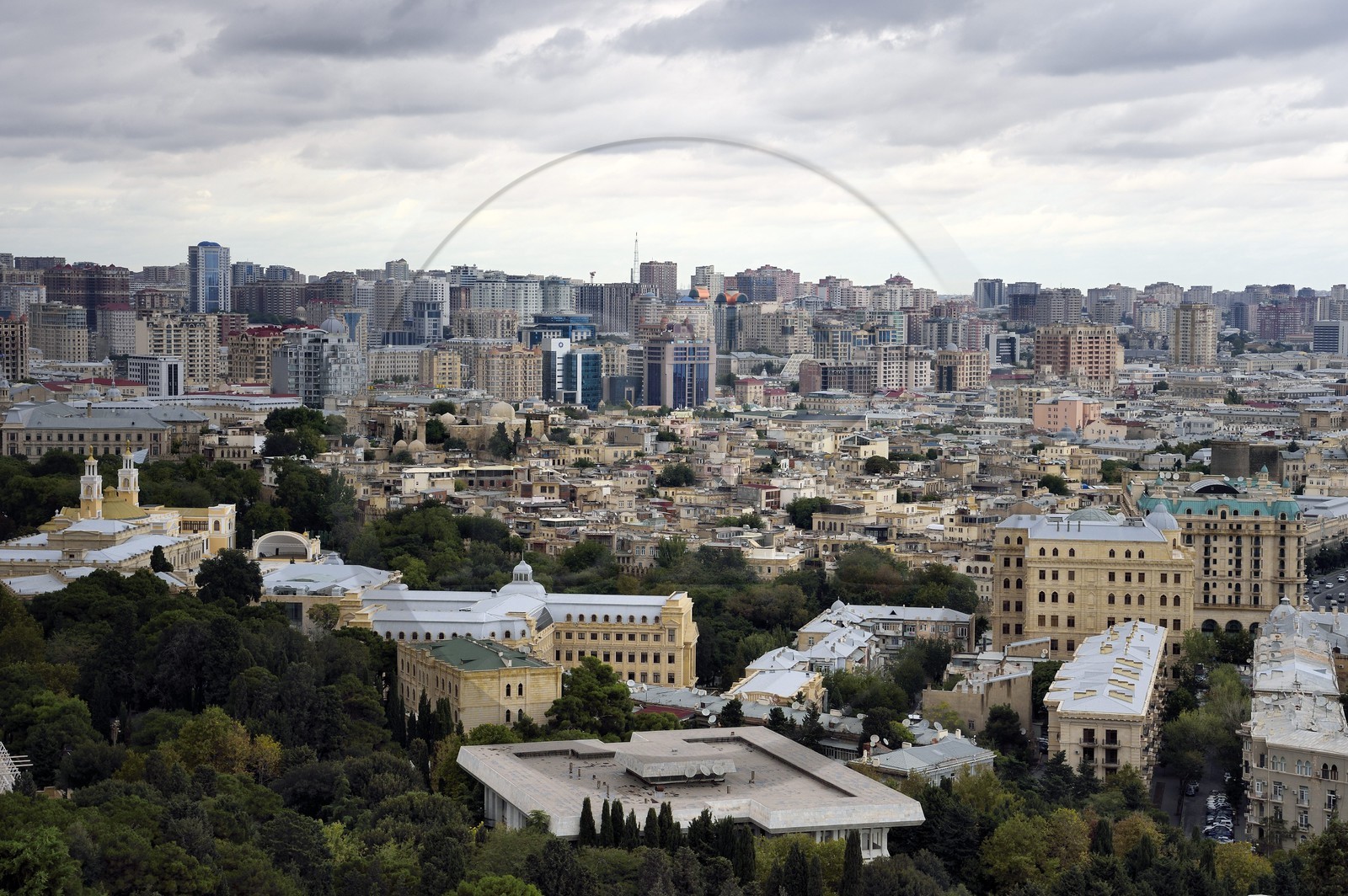Azerbaïdjan, Bakou, la vieille ville, classée au patrimoine mondial de l'UNESCO
