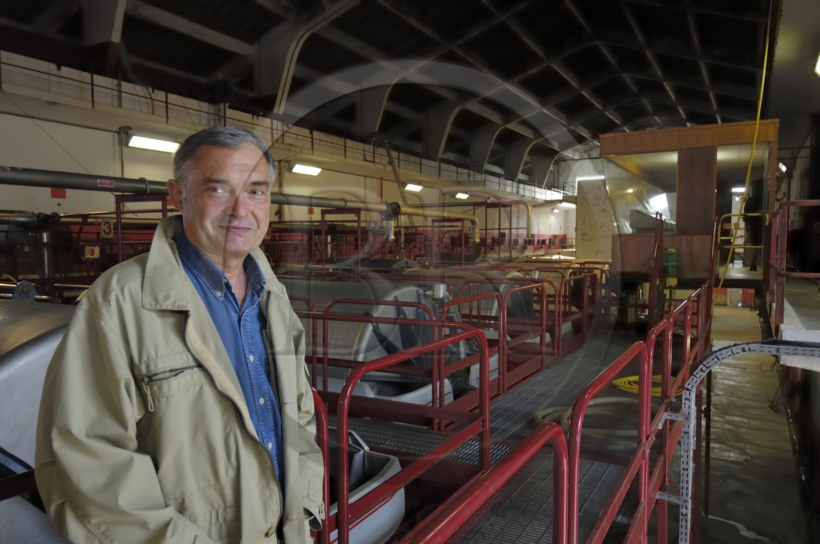 France, Charente-Maritime (17), Ile d'Oleron, le directeur de la cave coopérative de Saint-Pierre d'Oléron Monsieur Delage