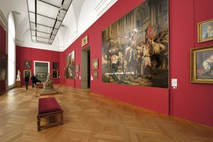 France, Paris, the Petit Palais, built on the occasion of the Universal Exhibition of 1900 by architect Charles Girault, houses the Fine Arts Museum of the Paris