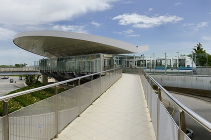 France, Ille-et-Vilaine (35), Rennes, station de métro La Poterie
