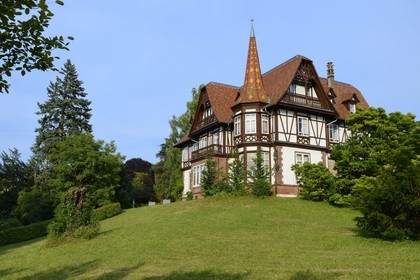 France, Haut Rhin, Mulhouse, Rebberg district, villa built for the industrialist Sandoz in 1887, villa Bourdonnière