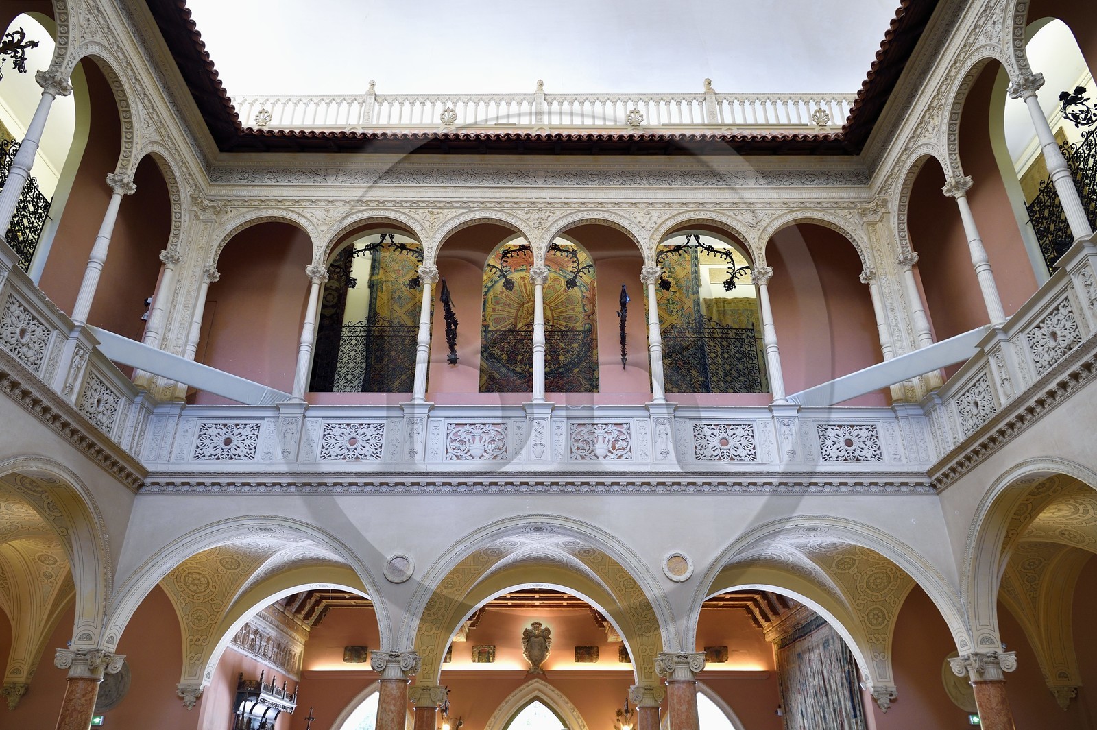 France, Alpes Maritimes (06), Saint-Jean-Cap-Ferrat, villa et jardins Ephrussi de Rothschild