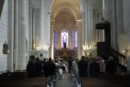 France, Indre et Loire, Loches, the Saint Ours abbey
