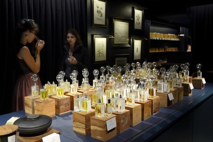Argentina, Buenos Aires, Fueguia artisanal perfume shop on Avenida Alvear, one of the most exclusive streets of uptown