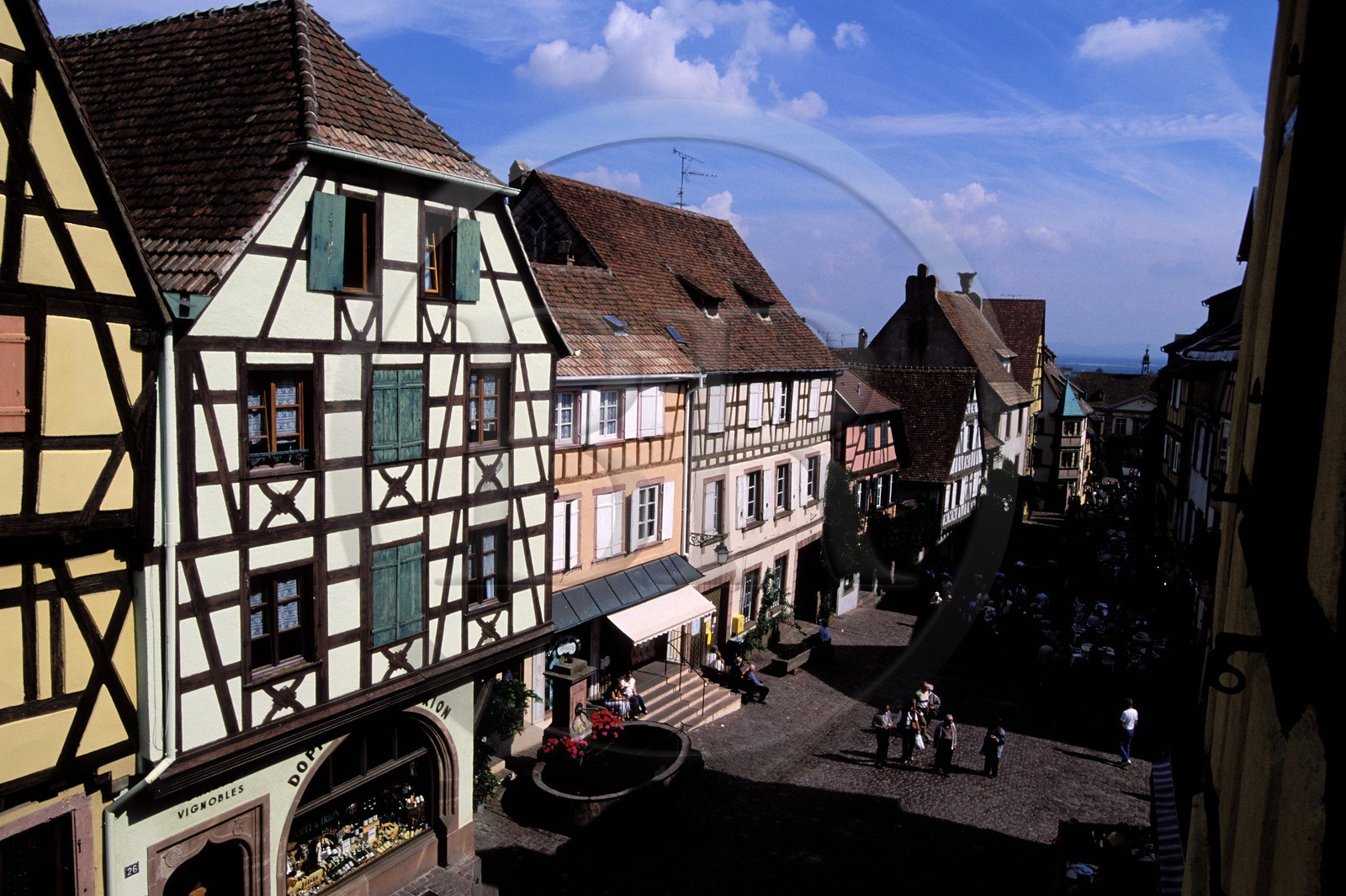 France, Haut-Rhin (68), Route des vins d' Alsace, Riquewihr, labellisé Les Plus Beaux Villages de France