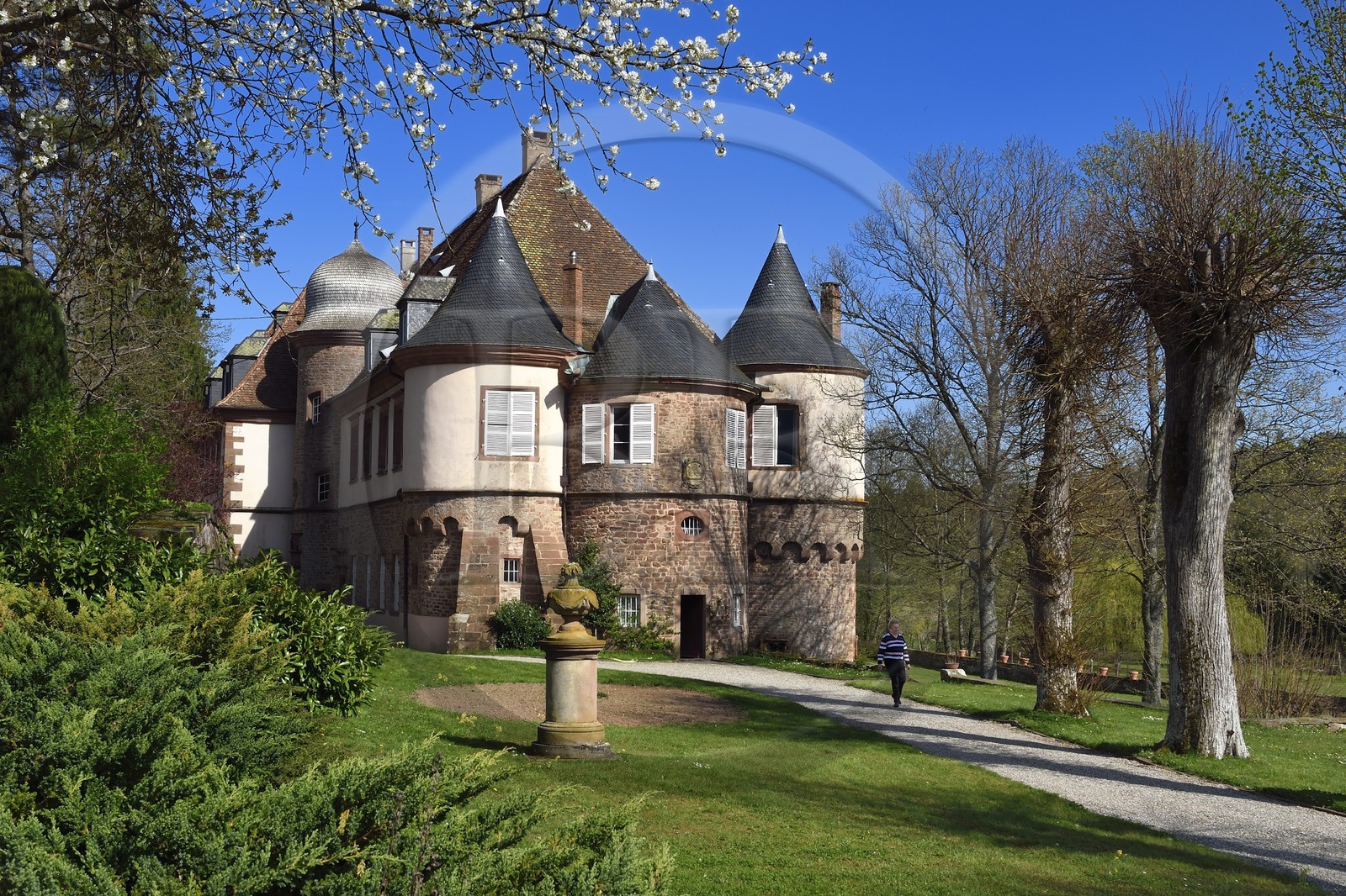 France, Bas-Rhin (67), Birkenwald, le chateau datant de 1562