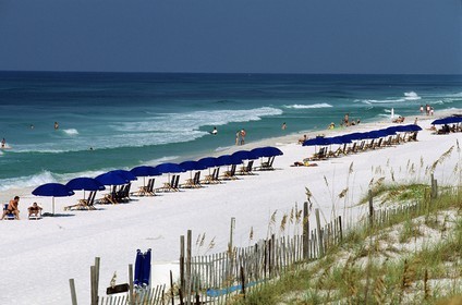 United States, Florida, the Panhandle, Seaside beach