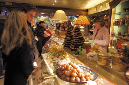 France, Bas Rhin (67), Strasbourg, la patisserie Winter a Noel