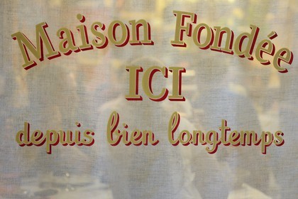 France, Rhone, Lyon, historical site listed as World Heritage by UNESCO, Bouchon Lyonnais (typical and traditional restaurant of Lyon) the Cafe des Federations in Rue Major Martin