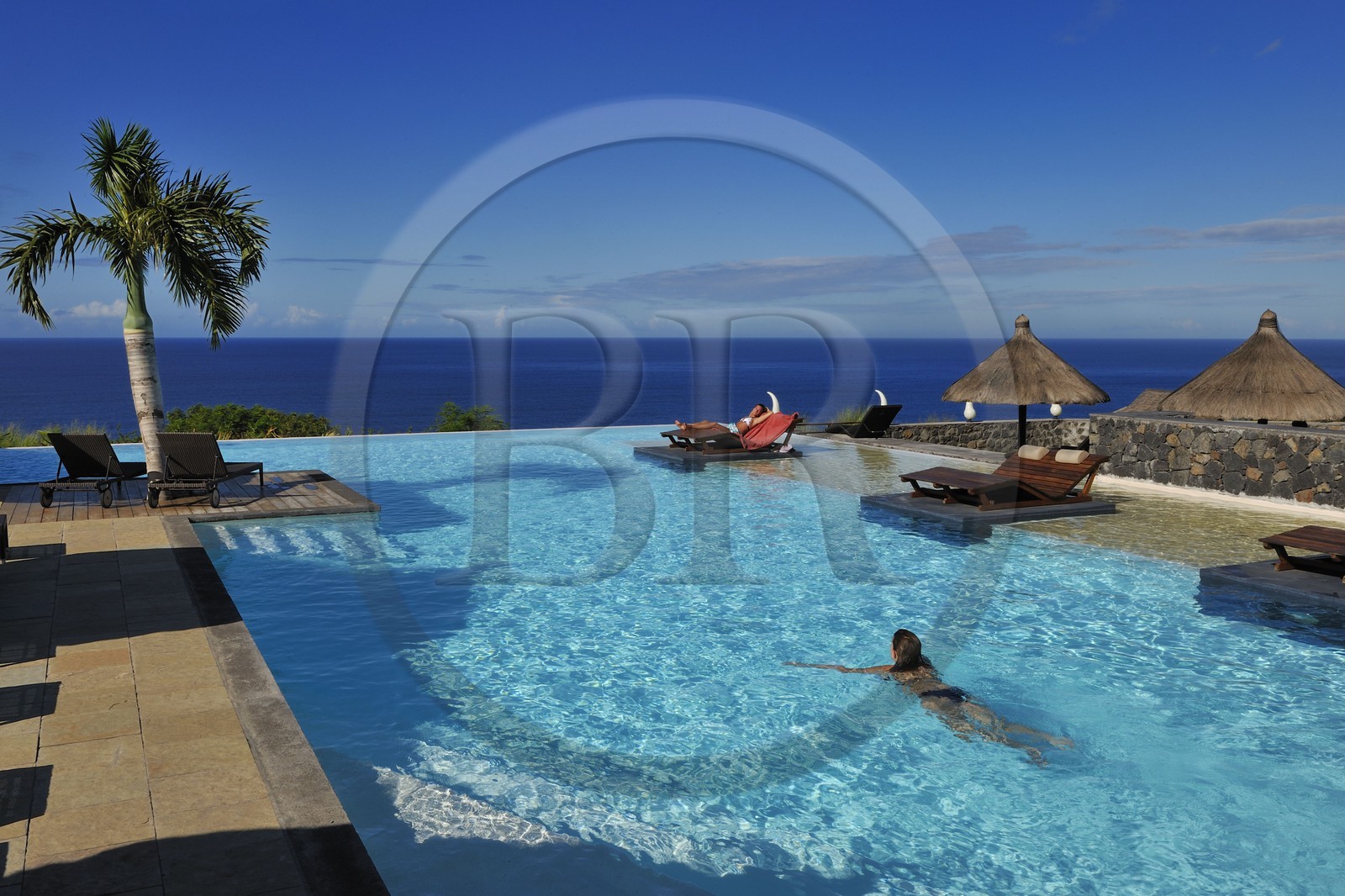 France, île de la Réunion, côte sud, Grande-Anse, hôtel Palm