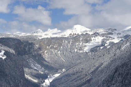 France, Haute-Savoie (74), Avoriaz sur les hauteurs de Morzine
