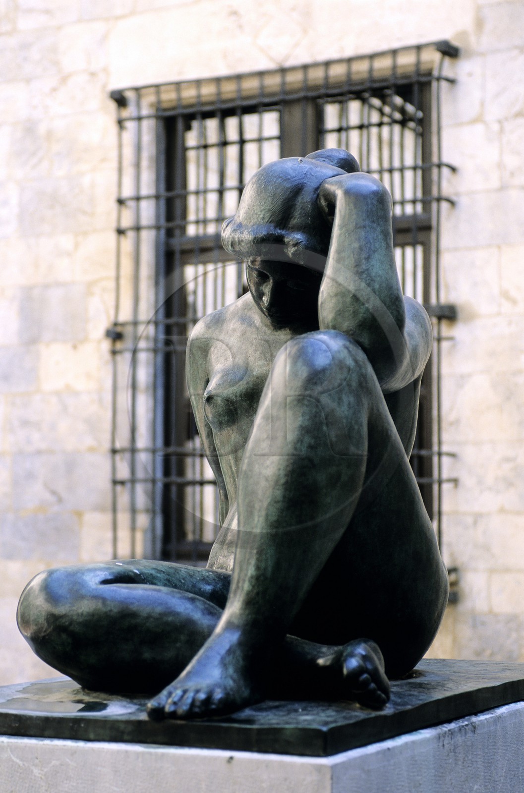 France, Pyrénées-Orientales (66), Perpignan, Hôtel de ville, la sculpture la méditerranéenne de Maillol