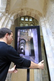 France, Saône et Loire (71), ancienne abbaye de Cluny, projet GUNZO de reconstitution virtuelle (mention obligatoire On-Situ   Arts et Métiers Paris Tech)