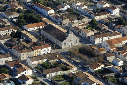 France, Charente-Maritime (17), citadelle de Brouage   (vue aérienne)