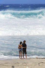 France, île de la Réunion, la côte sud, plage de Grand-Anse