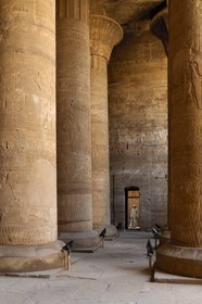 Egypt, Upper Egypt, Nile Valley, Edfu, temple dedicated to Horus God