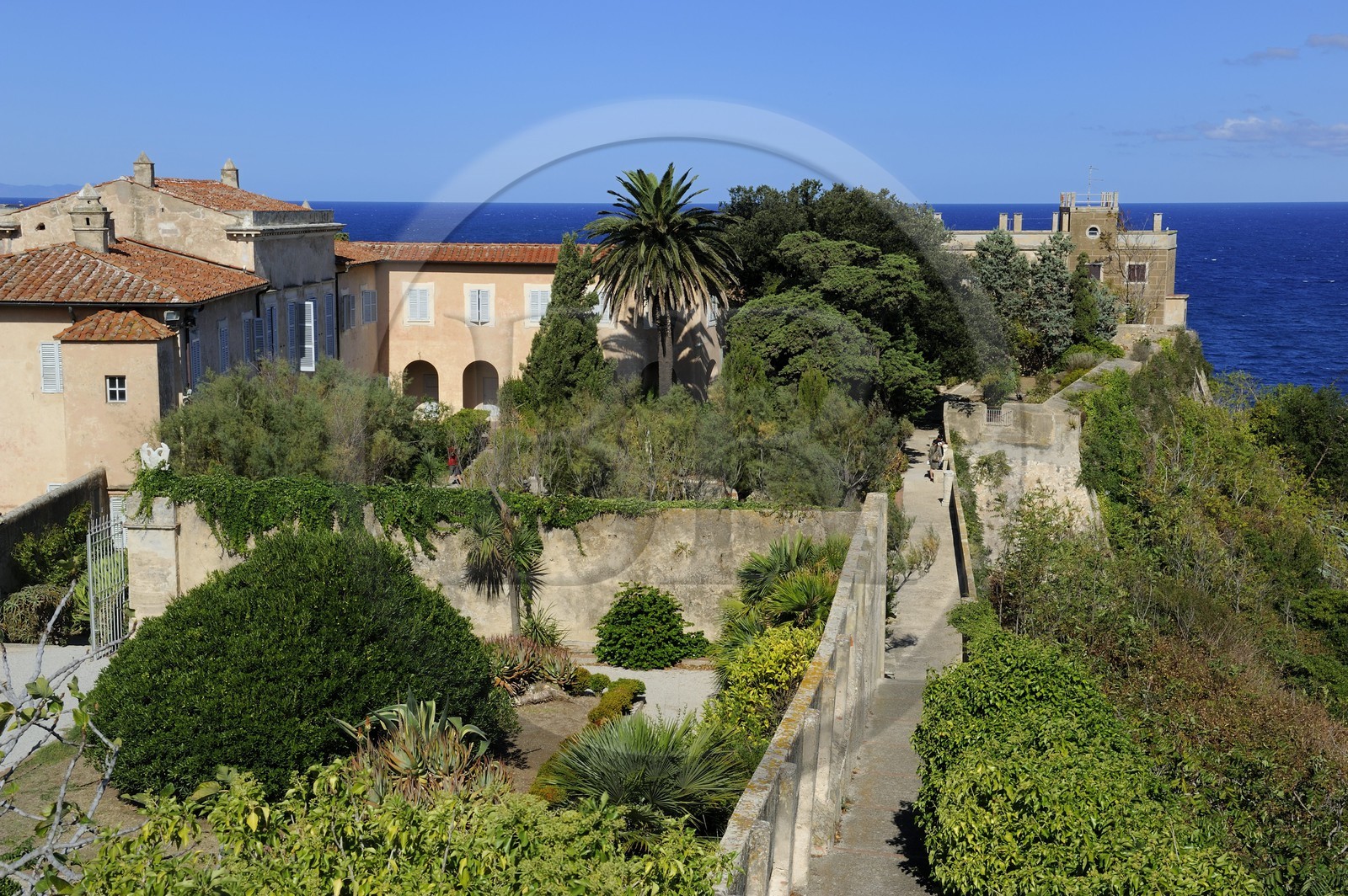 Italie, Toscane, l’Ile d’Elbe, Portoferraio, la maison de Napoléon 1er dans le Palazzina dei Mulini