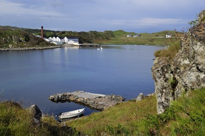 Royaume-Uni, Ecosse, Hébrides intérieures, Ile de Islay, Port Ellen, distillerie de whisky Lagavulin