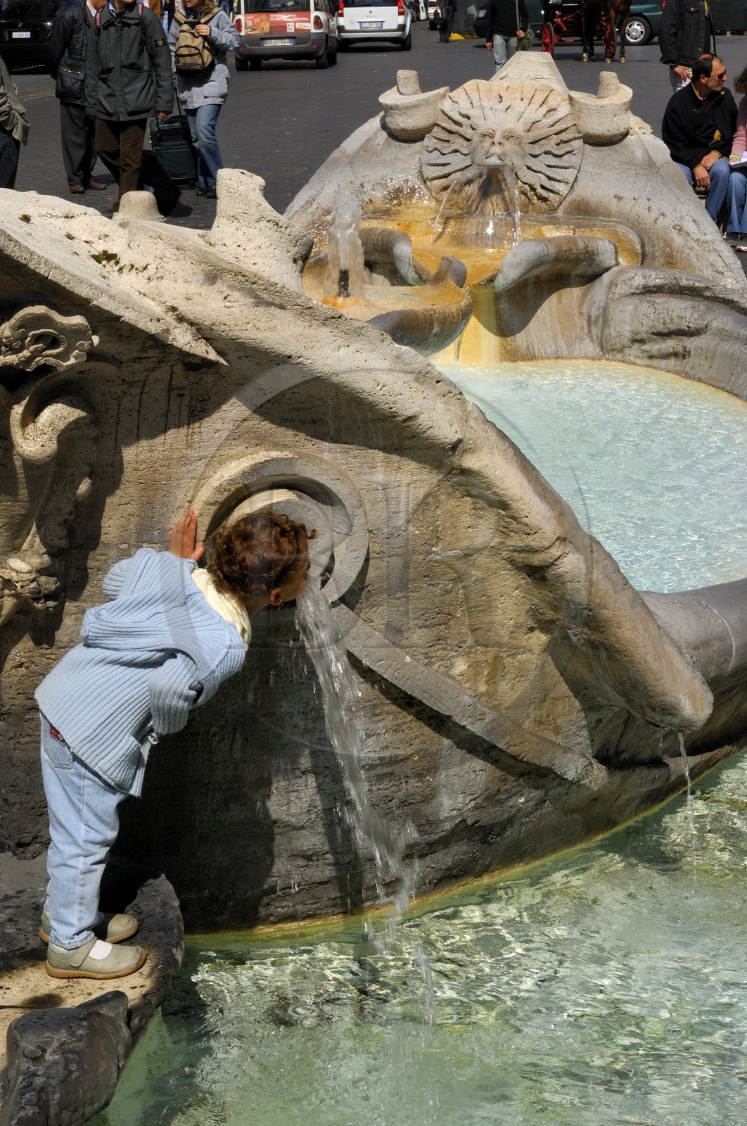 Italie, Latium, Rome, centre historique classé Patrimoine Mondial de l'UNESCO, Piazza di Spagna