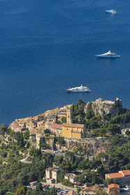 France, Alpes-Maritimes, the hilltop village of Eze on the middle corniche