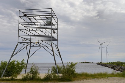 Sweden, Vasterbotten County, Holmsund seaport of Umea, the Seven Rivers Art Route (Konstvagen Sju Alvar), Plats Nord 63 ° 40,´8 Ost 20 ° 20,´6 from the artist Mats Caldeborg