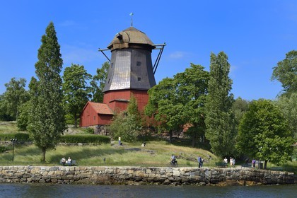 Sweden, Stockholm, Djurgarden, the old Linseed Oil Mill