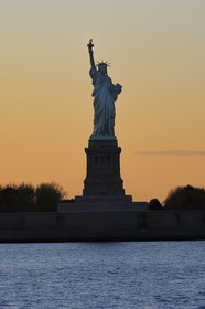 Etats-Unis, New York, Manhattan, statue de la Libertée, classée Patrinoine Mondial de l'UNESCO