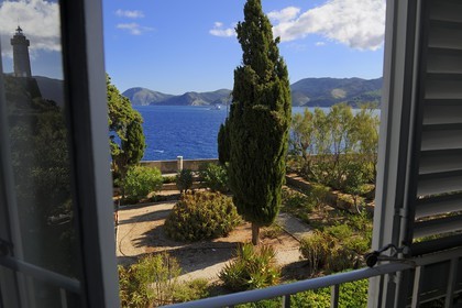 Italy, Tuscany, Elba Island, Portoferraio, Napoleon 1st home in the Palazzina dei Mulini, the garden