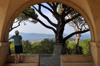 France, Var (83), Saint-Tropez vu depuis la chapelle sainte-Anne