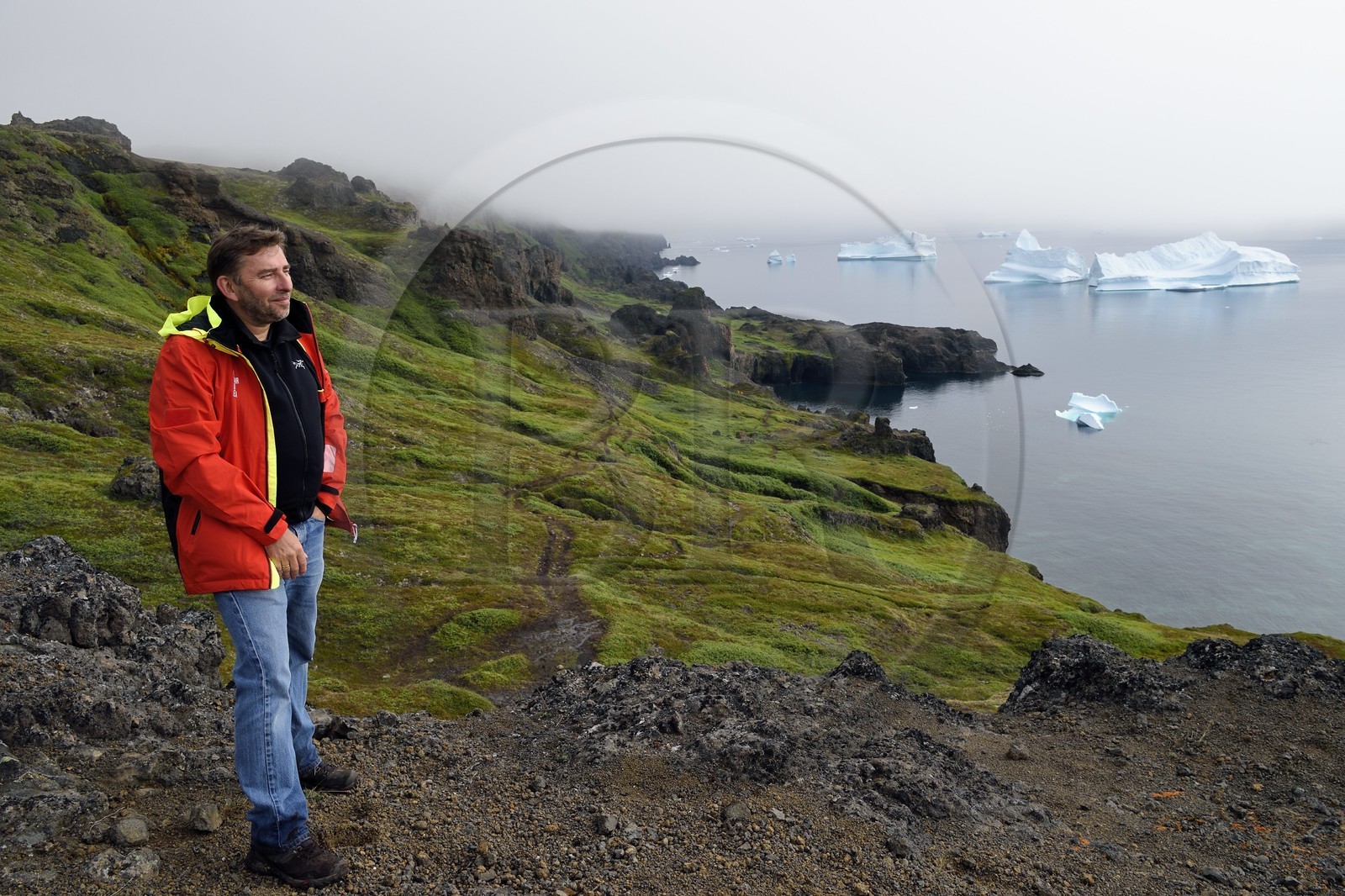 Groenland, cote ouest, Ile de Disko, Qeqertarsuaq