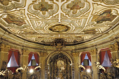 Brésil, Etat du Minas Gerais, ville de Ouro Preto, centre historique classé Patrimoine Mondial de l 'UNESCO, église Matriz Nossa Senhora do Pilar (Route de l'or, Estrada Real)