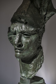 France, Paris (75), le musée du sculpteur Antoine Bourdelle, Dragon Cuirassier (bronze)