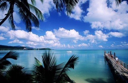 Thaïlande, Archipel îles Samui, Koh Samui, Big Buddha Pier point de départ vers Koh Pha-Ngan