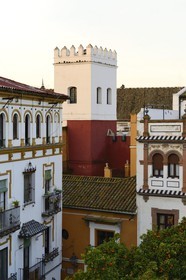 Spain, Andalusia, Seville, Santa Cruz district, plaza de Dona Elvira